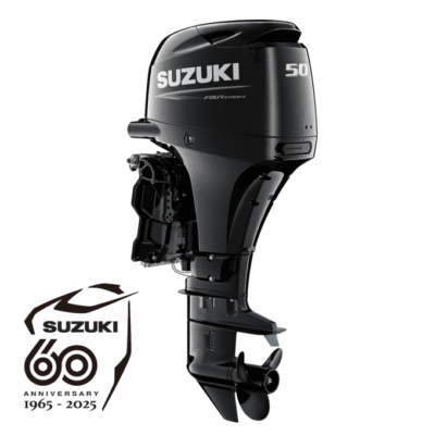 Suzuki DF50ATL Outboard Motor - 50HP, Electric Start, Remote Steering, Long Shaft (508mm)