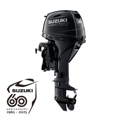 Suzuki DF30ATL Outboard Motor - 30HP, Electric Start, Remote Steering, Long Shaft (508mm)