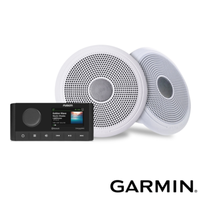 Fusion® MS-RA210 Marine Stereo with EL Series Speaker Kit – Classic or Sports Speakers (010-02250-50 / 010-02250-60)