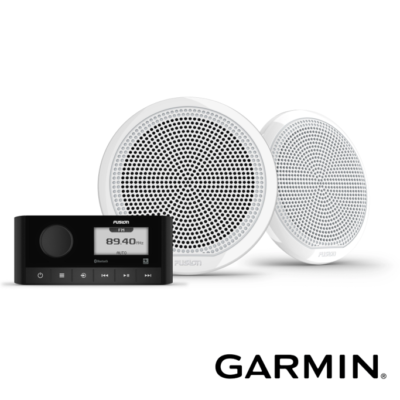 Fusion® MS-RA60 Marine Stereo with EL Series Speaker Kit – Classic or Sports Speakers (010-02405-51 / 010-02405-61)