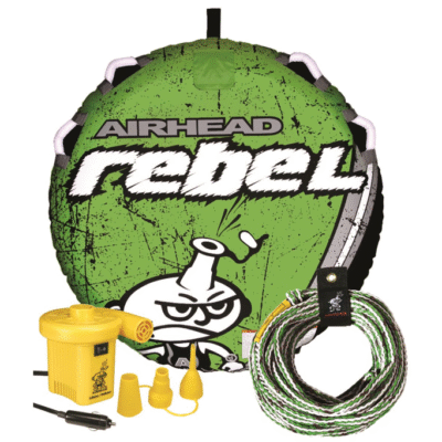 Airhead Rebel Kit – 1 Rider Tube, Rope & Pump
