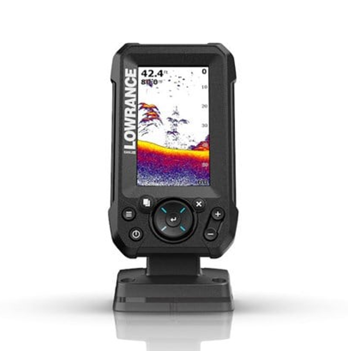 Lowrance Eagle 4x Fishfinder with Bullet Skimmer Transducer – Compact & Powerful Sonar for Small Boats
