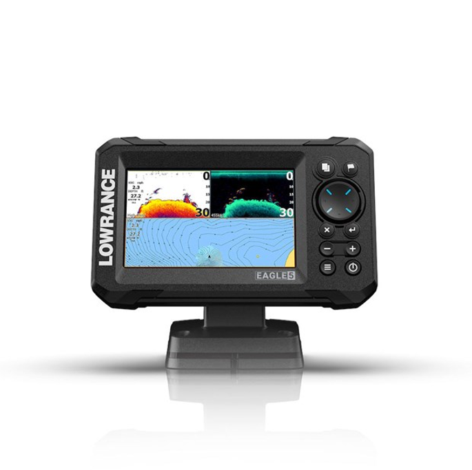 Lowrance Eagle 5 Fishfinder – 5" CHIRP Sonar with Optional HDI & SplitShot™ Transducers