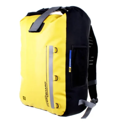 OverBoard Classic Waterproof Backpack – 20L, 30L, 45L (Black & Yellow)